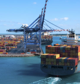 Container Port Ship